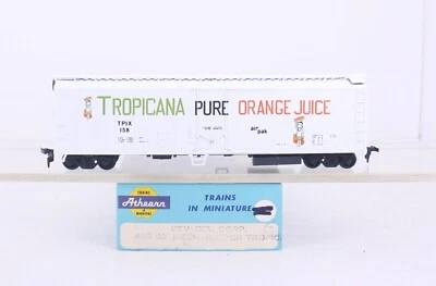 HO Scale Athearn Bev-Bel Tropicana 50’ Mechanical Reefer TPIX 158 Built - Image 1 of 4