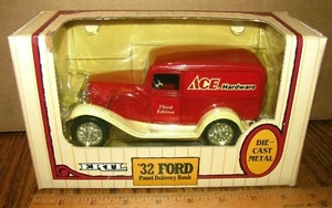ACE HARDWARE Store 1932 Ford Pannello Consegna Furgone Auto Banca 1:25 Ertl Giocattolo 1991 #3 - Foto 1 di 7