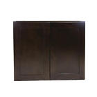 Design House 569004 Brookings 24"W X 36" Tall Double Door Wall - Brown