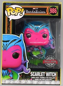 #986 Scarlet Witch Blacklight - Marvel Wandavision Brand New Genuine Funko POP - Picture 1 of 1