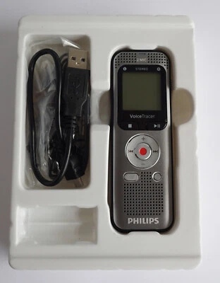 Philips DVT2050 VoiceTracer Stereo MP3 Audio Recorder with Built-In 8GB Memory - Image 1 of 4