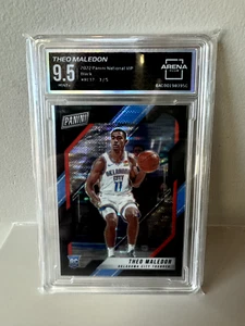 ๐โซ 2022 Panini National VIP Black RC Theo Maledon /5, Graded 9.5 โซ๐ - Picture 1 of 2