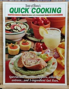 Taste Of Home Quick Cooking JULY/AUG 2001 Spectacular Summer Suppers. 5 Ingredie - Picture 1 of 18