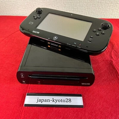 Nintendo Wii U Console 32GB Game Gamepad Black JP Ver. From Japan - Image 1 of 4