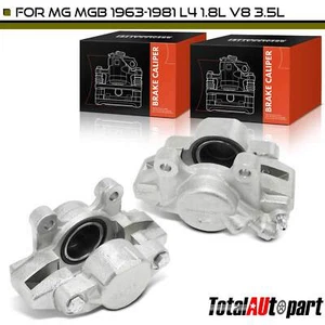 2x Pinza de freno con pistón de metal para MG MGB 1963-1981 1,8 L 3,5 L delantera derecha y derecha - Imagen 1 de 8