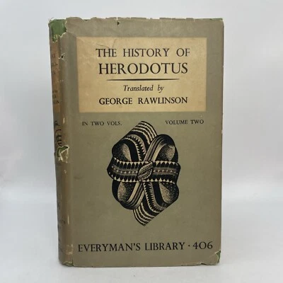 The History Of Herodotus Volume 2 #406 1945 Everyman’s Library - Imagem 1 de 4