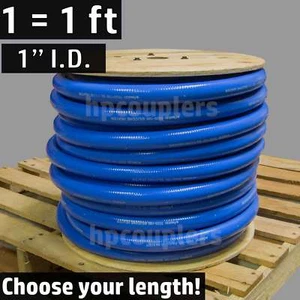 1" ID FlexFab 5526-100 Blue Silicone Heater Hose 25mm 350F Radiator Coolant - Foto 1 di 5