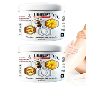 2 Stück Bienengift Multisymptom Behandlungscreme, Bienengift Psoriasis Salbe, Bi - Bild 1 von 7
