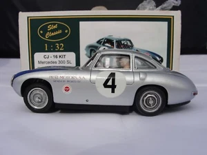 SLOT CLASSIC MERCEDES 300 SL SILVER #4 CJ-16 KIT 1:32 SLOT NEW OLD STOCK - Bild 1 von 15