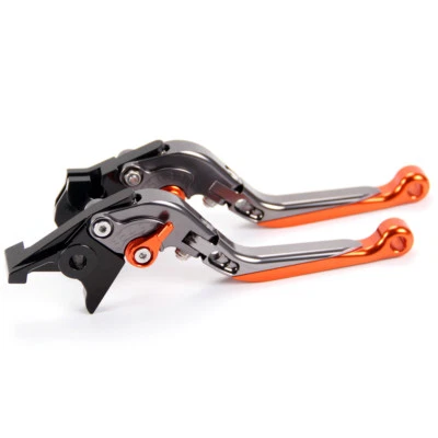 Orange Folding Extendable Brake Clutch Levers For Hyosung GT250R/GT650R 2006 - Image 1 of 4