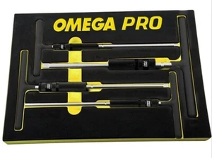Omega Pro 83024 4-Piece Adjustable T-Handle Speed Wrench Set Adjustable Handle - Picture 1 of 1