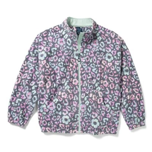 Zoe & Chloe CATWALK Women's Boxy Fit Printed Fleece Jacket Scrubs Leopard 2X NWT - Picture 1 of 1