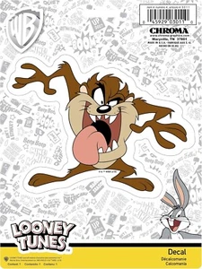 Wild Crazy Looney Tunes Tazmanian Devil Decal - Actual decal 5.5" Wide x 4" Tall - Picture 1 of 1