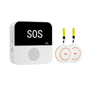 Wireless Caregiver Pager Alert System SOS Call Bell Button Alarm for Elderly MU - Picture 1 of 8