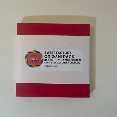 CLAIRFONTAINE Origami Paper 5" x 5" 80gsm 125 Sheets Clairefontaine