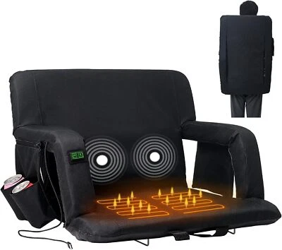 SLSY Sedili Stadio Massaggi Riscaldati 21"/25" Poltrona Sbiancante Sedile Reclinabile - Immagine 1 di 4