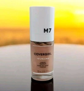 Base líquida hidratante Covergirl TruBlend M7 suave miel Tru Blend maquillaje 1x - Imagen 1 de 10
