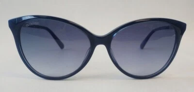 Gafas de sol Swarovski SK309 90W azul redondo ojo de gato marco de plástico 58-15-140 SK0309 Foto 1 de 2