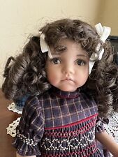 Dianna Effner 14 porcelain doll, Molly, Signed Studio Edition By Geri Uribe.