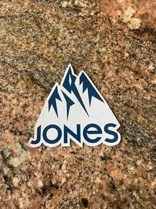 Jones snowboards sticker - Ski Snowboard Mountain Sports