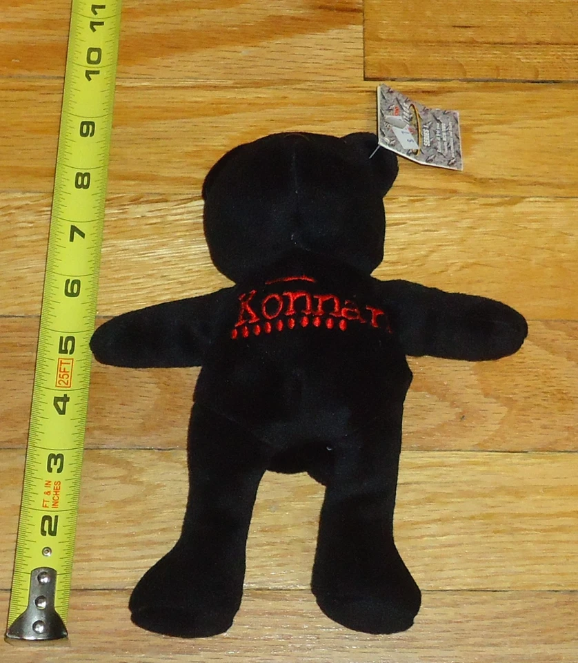 1999 WCW NWO Racing Champions Konnan Beanie Baby Bear WWF Series 1 WWE - Image 1 of 1