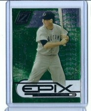 2005 Donruss Zenith Epix Green Play 112/150 Ted Williams #E-20 HOF