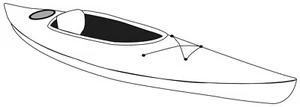 7.6oz STYLED TO FIT STORAGE BOAT COVER FOR RECREATIONAL KAYAKS 12'6"-13'6" x 36" - Picture 1 of 16
