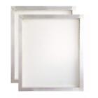 Silkscreen printing screens 51 x 61 cm aluminum frame - 160 white mesh (2 pieces