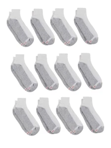 Hanes doppelt robuste langlebige Herren-Söckchen, 12er-Pack - Bild 1 von 11