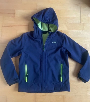 CMP Mädchen Junge Jacke Softshelljacke Gr. 140 blau sehr guter Zustand - Bild 1 von 4