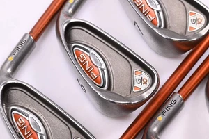 Ping G10 Irons / 5-PW+GW / Yellow Dot / Senior Flex Ping TFC 129 Shafts - Picture 1 of 7