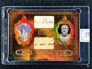 2024 Eternal Cuts Socrates Plato Dual History Relics 49/99 - Picture 1 of 2