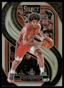 2024-25 Panini Select #119 Scoot Henderson Silver Prizm Portland Trail Blazers - Picture 1 of 2