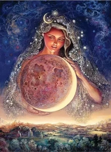 Josephine Wall "Mondgöttin" 1000P" Glitter Edition Puzzle Buffalo Games - Bild 1 von 5