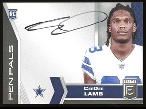 Ceedee Lamb 2020 Panini Elite Pen Pals Autograph RC #7 - Picture 1 of 2