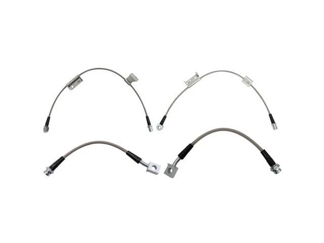 Front and Rear Brake Hose Set For 2000-2006 GMC Yukon XL 1500 2001 2002 TR645ZT - Image 1 of 1