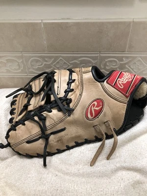 Rawlings Pro Preferred PROSAP5 Broken In 13” Baseball First Base Mitt Left Throw - Image 1 of 4