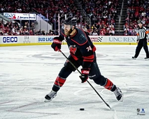 Jaccob Slavin Carolina Hurricanes Alternate Shooting 16x20 Photo - Picture 1 of 1