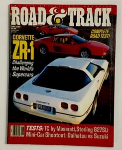 VINTAGE ROAD & TRACK MAGAZINE June 1989 Corvette ZR-1 Sterling 827SLi - Picture 1 of 2