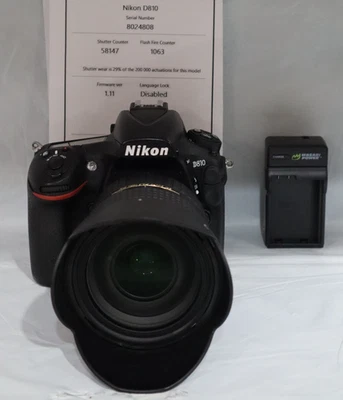 Nikon D810  FX Digital SLR Camera w/ Tokina AT-X Pro 24-70MM #19534R - Image 1 of 4
