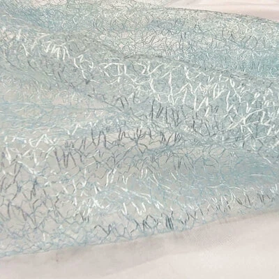 Solid Color Mesh Lace Fabric Net Hollow Gold Silver for DIY Wedding Dress Veil - Image 1 of 4