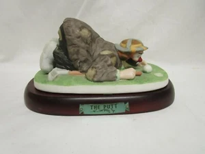 Vintage Emmett Kelly Jr. Porzellan Clown Figur Golf Thema The Putt - Bild 1 von 6