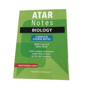 ATAR Notes: NSW Year 12 Biology Complete Course Notes, 2020-2022 - Foto 1 di 3