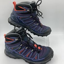 Salomon X-Ultra Women’s Hiking Boots - Size 6.5 Purple & Navy