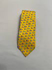 Polo Ralph Lauren Silk VTG Yellow Signal Flag Necktie Tie Rare