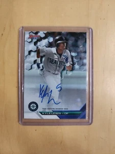 2016 Bowman's Best Autógraph (Kyle Lewis #B16-KL) Prospect of Seattle Mariners - Imagen 1 de 2