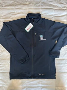 Marmot Mens Tempo Jacket Medium Black Waterproof Full Zipper - Picture 1 of 4