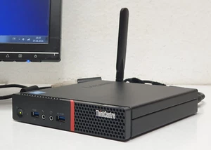 Lenovo ThinkCentre Mini PC 128GB SSD 4GB Windows 7 32 Bit Pro WLAN COM RS 232 DP - Bild 1 von 11