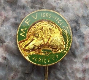 1966 MFV Regional Hunting Dog Show Horice Czech Hounds Hunter Hunt Pin Badge - Picture 1 of 2