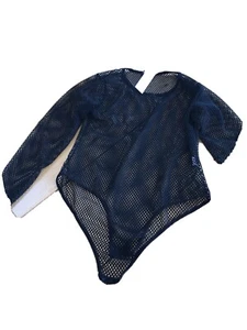 Xiss Long Sleeve fishnet Body Stocking 16-18 - Picture 1 of 7